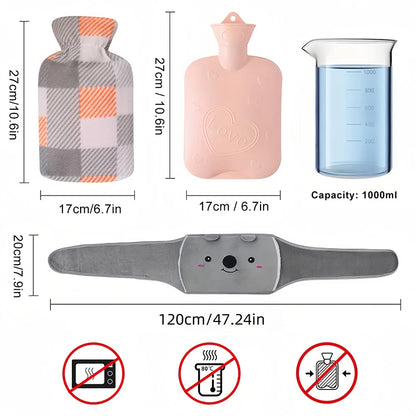 Waistband with Hot Water Bag